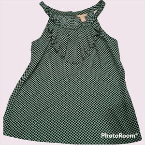 Halter top with adorable front ruffle